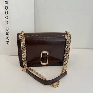 New‼️Marc Jacob JJ Medium Chain Shoulder Bag 4R6HSH045H01 Bruciato $478